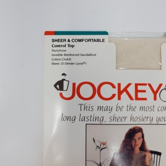 NOS VINTAGE JOCKEY FOR HER LOT OF 3 HOISERY PANTYHOSE NYLON STOCKINGS WOMEN - Picture 3 of 15